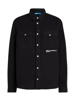 Foto van product KARL LAGERFELD JEANS Overhemd zwart / wit