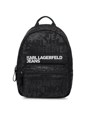 Foto van product KARL LAGERFELD JEANS Rugzak black denim / wit