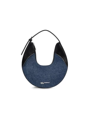 Foto van product KARL LAGERFELD JEANS Schoudertas 'Rebel' blauw denim / zwart