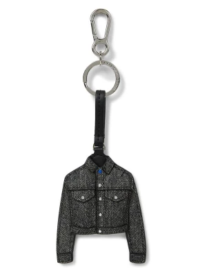 Foto van product KARL LAGERFELD JEANS Sleutelhanger antraciet / zilver