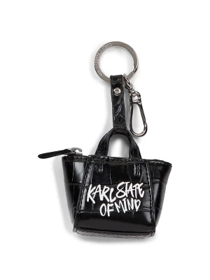 Foto van product KARL LAGERFELD JEANS Sleutelhanger ' KARL QUOTE ' zwart