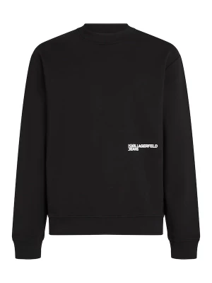 Foto van product KARL LAGERFELD JEANS Sweatshirt 'DIGITIZED KARL' azuur / grijs / zwart / natuurwit