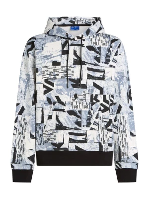 Foto van product KARL LAGERFELD JEANS Sweatshirt duifblauw / zwart / wit