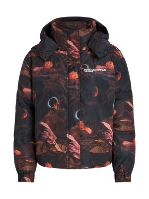 Foto van product KARL LAGERFELD JEANS Winterjas bruin / oranje / zwart