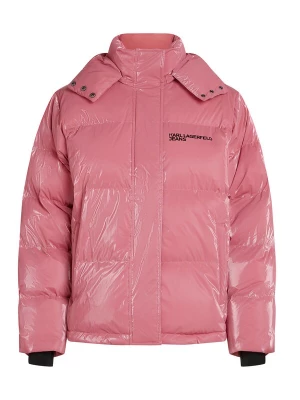 Foto van product KARL LAGERFELD JEANS Winterjas lichtroze / zwart
