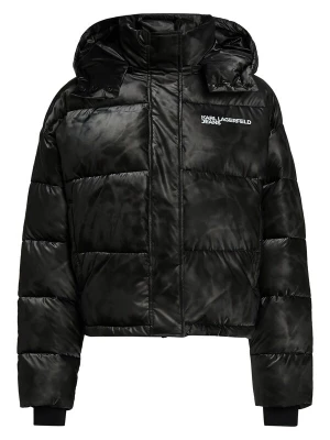 Foto van product KARL LAGERFELD JEANS Winterjas zwart / wit