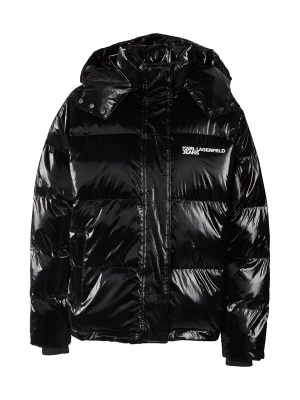 Foto van product KARL LAGERFELD JEANS Winterjas zwart / wit