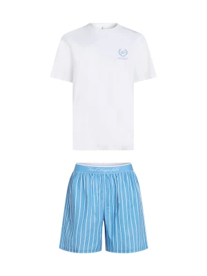 Foto van product Karl Lagerfeld Pyjama kort blauw / wit