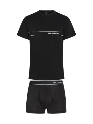 Foto van product Karl Lagerfeld Pyjama kort zwart / wit