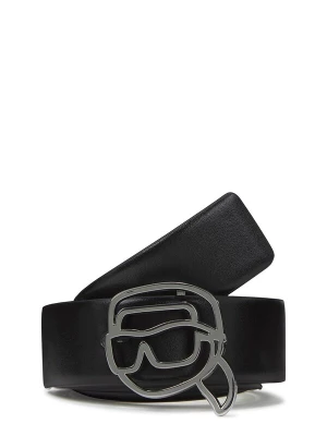 Foto van product Karl Lagerfeld Riem 'Ikon' zwart / wit