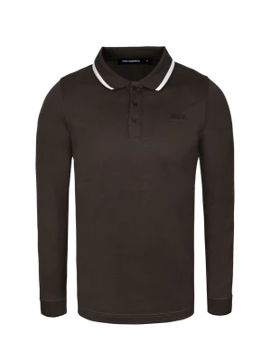 Foto van product Karl Lagerfeld Shirt donkerbruin / wit