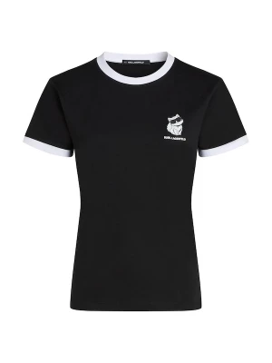 Foto van product Karl Lagerfeld Shirt 'Ikon Choupette' zwart / wit