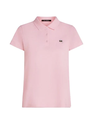 Foto van product Karl Lagerfeld Shirt 'Ikon Piqué' lichtroze