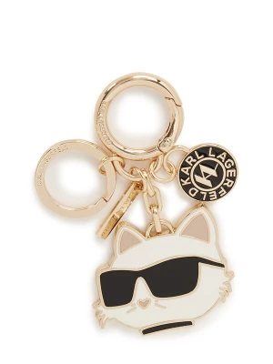 Foto van product Karl Lagerfeld Sleutelhanger 'IKON CHOUPETTE' crème / donkerbeige / goud / zwart