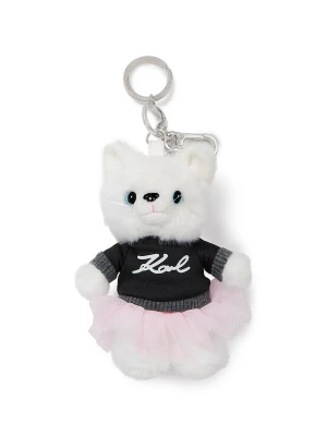 Foto van product Karl Lagerfeld Sleutelhanger ' Ikon Choupette Plüschtier-Schlüsselanhänger ' wit