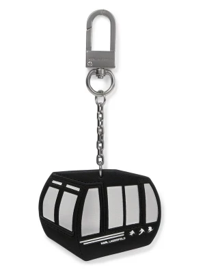 Foto van product Karl Lagerfeld Sleutelhanger 'Ikon Gondel' lichtgrijs / zwart / wit