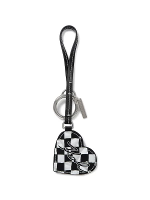 Foto van product Karl Lagerfeld Sleutelhanger ' K / Signature Schlüsselring mit Spiegel ' platina