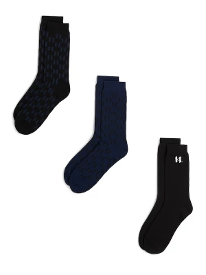 Foto van product Karl Lagerfeld Sokken donkerblauw / zwart / wit