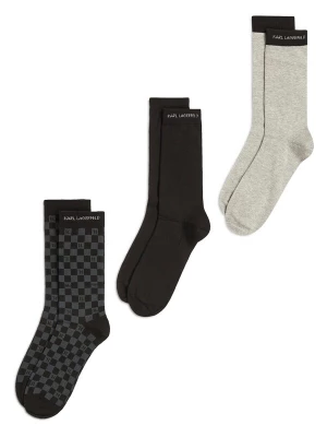 Foto van product Karl Lagerfeld Sokken grijs / donkergrijs / zwart