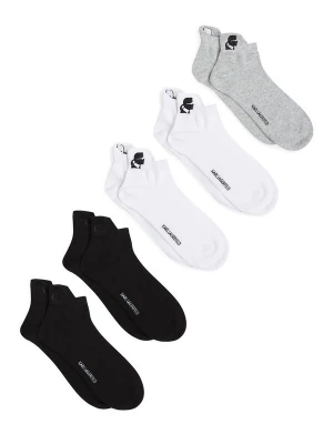 Foto van product Karl Lagerfeld Sokken grijs / zwart / wit