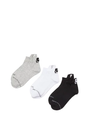 Foto van product Karl Lagerfeld Sokken grijs / zwart / wit