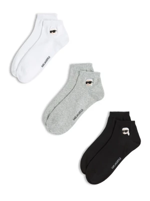 Foto van product Karl Lagerfeld Sokken 'Ikon' beige / grijs / zwart / wit