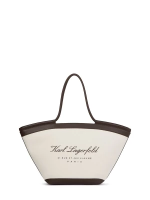 Foto van product Karl Lagerfeld Strandtas lichtbeige / chocoladebruin