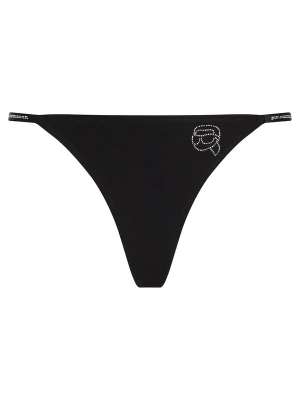 Foto van product Karl Lagerfeld String 'Ikon' zwart / transparant