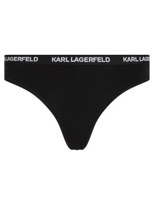 Foto van product Karl Lagerfeld String zwart / offwhite