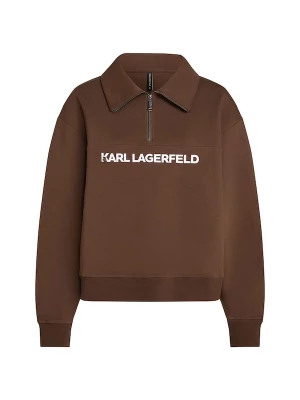 Foto van product Karl Lagerfeld Sweatshirt bruin / wit