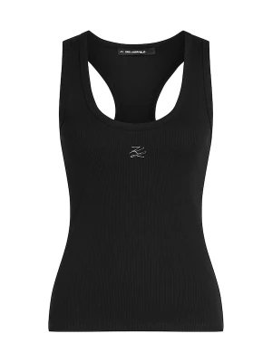 Foto van product Karl Lagerfeld Top 'Autograph' zwart / wit