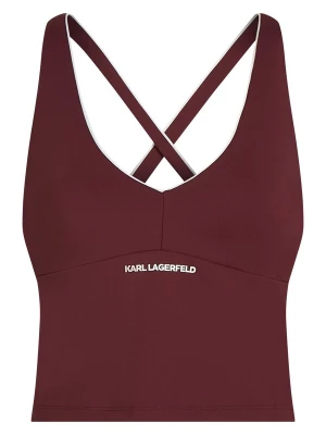 Foto van product Karl Lagerfeld Top bordeaux / wit