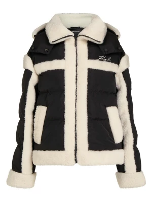 Foto van product Karl Lagerfeld Winterjas crème / zwart