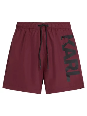 Foto van product Karl Lagerfeld Zwemshorts bordeaux / zwart
