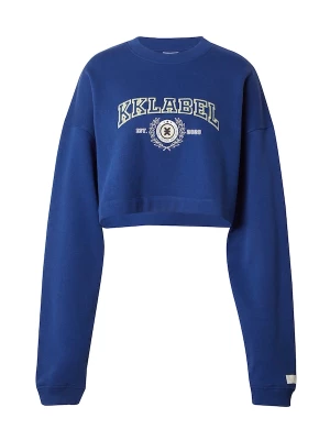 Foto van product Karo Kauer Sweatshirt beige / kobaltblauw / pastelgroen / wit