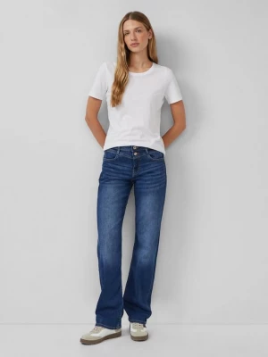 Foto van product Karolin jeans / normale pasvorm / halfhoog / rechte pijp / dubbele taillelook s.Oliver blauw