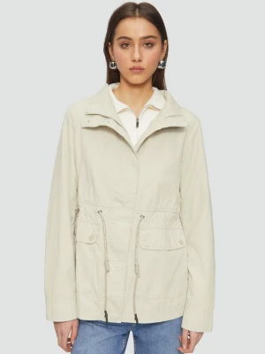 Foto van product Katoenen jack met koord in de taille QS grijs