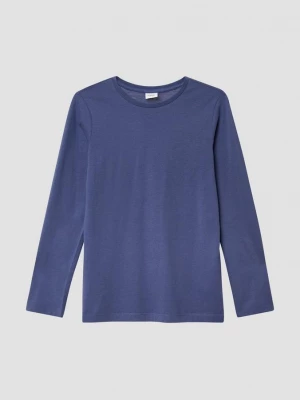 Foto van product Katoenen lange mouw met rugprint s.Oliver blauw