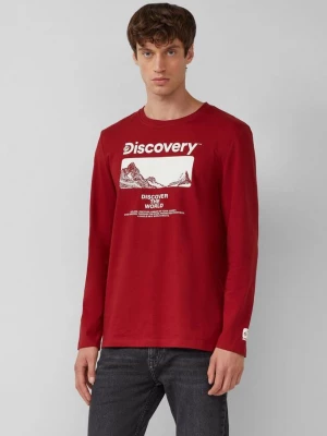 Foto van product Katoenen longsleeve met Discovery Channel® artwork s.Oliver rood