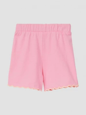 Foto van product Katoenen short met geschulpte rand en elastische band s.Oliver roze