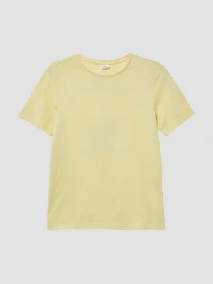 Foto van product Katoenen T-shirt met opdruk op de rug s.Oliver geel