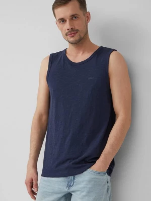 Foto van product Katoenen tanktop met vlamgarenstructuur s.Oliver blauw