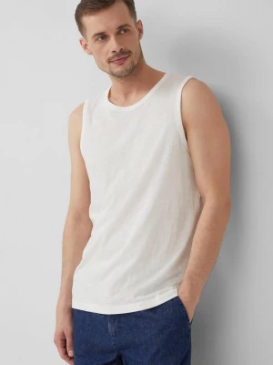 Foto van product Katoenen tanktop met vlamgarenstructuur s.Oliver wit
