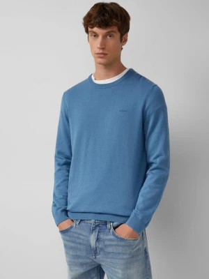 Foto van product Katoenen trui met geborduurd logo s.Oliver