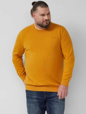 Foto van product Katoenen trui met geborduurd logo s.Oliver geel