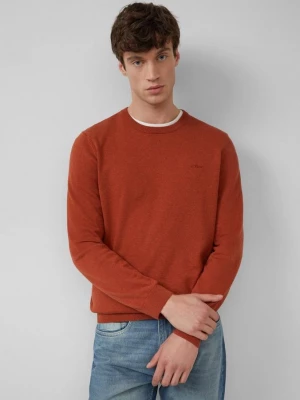 Foto van product Katoenen trui met geborduurd logo s.Oliver rood