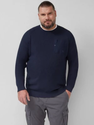 Foto van product Katoenen trui met opgestikte borstzak s.Oliver blauw