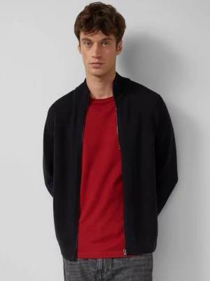 Foto van product Katoenen vest met opstaande kraag en logopatch s.Oliver zwart
