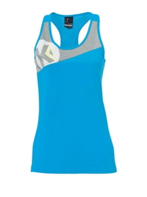 Foto van product KEMPA Functioneel shirt blauw / geel / lichtgrijs / grijs gemêleerd
