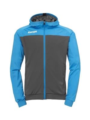 Foto van product KEMPA Sportjas azuur / antraciet / wit